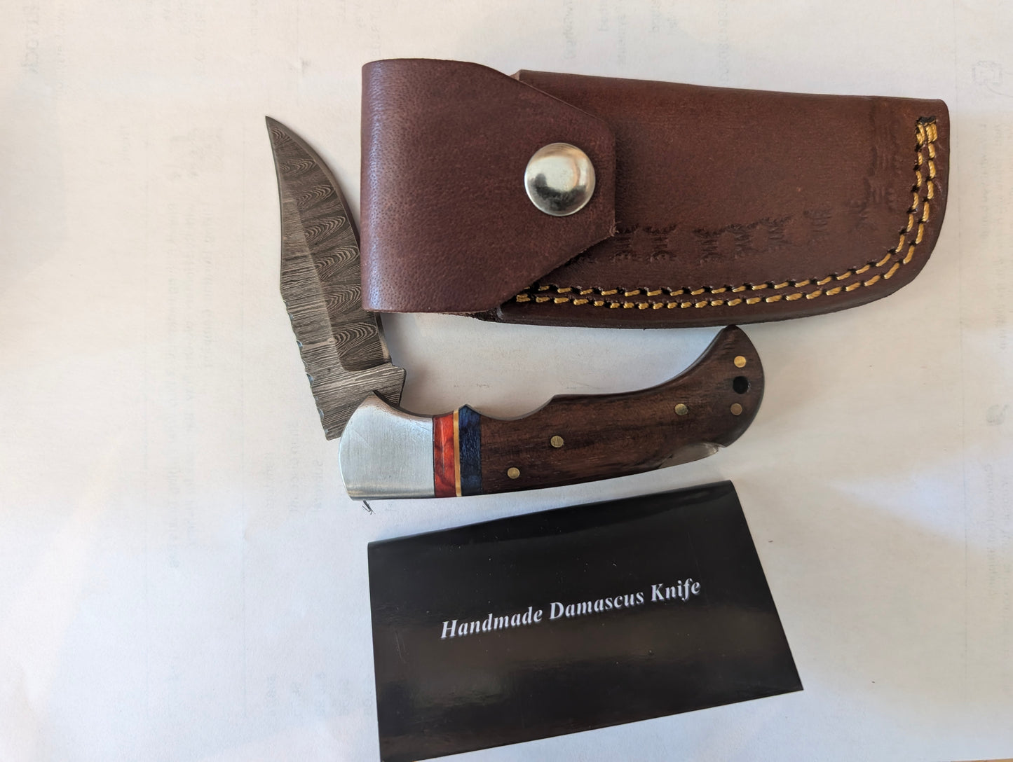 Orklo Damascus knives