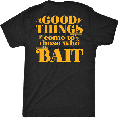 Short Sleeve T-Shirt - Heather - Good Things Come to Those Who Bait