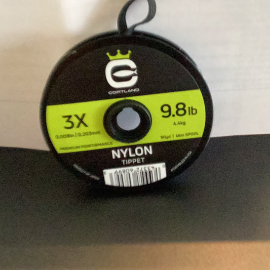 Nylon Tippet - 3X - 50yd - Cortland