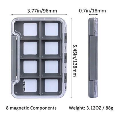 8 Compartment Magnetic Fly Box