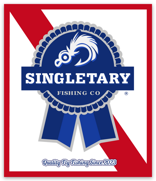Blue Ribbon Singletary Fishing Co Sticker