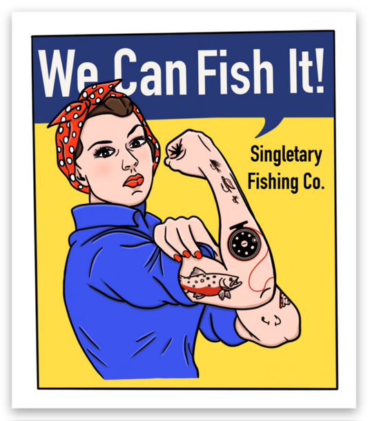 We Can Fish It! - Singletary Fishing Co Rectangle Sticker