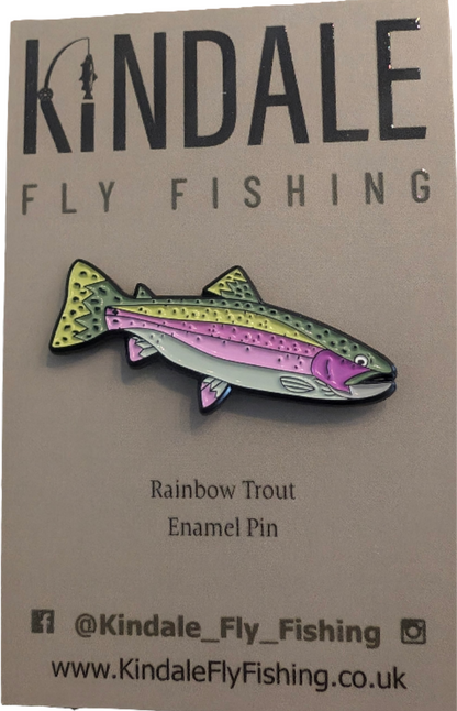 Rainbow trout pin