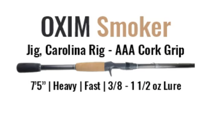 st croix carolina rig rod ALX OXIM Smoker Casting Rod – SingletaryFishingCompany
