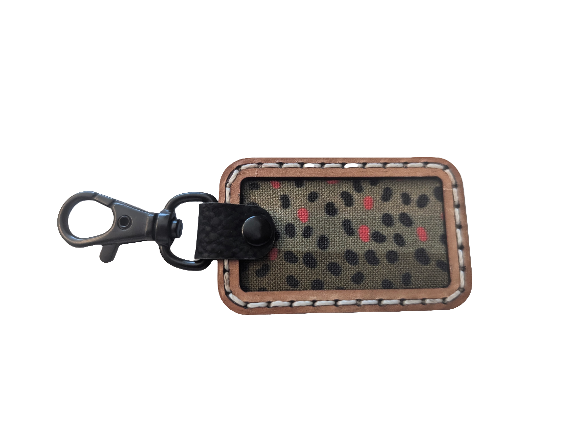 Trout Pattern Key Rings