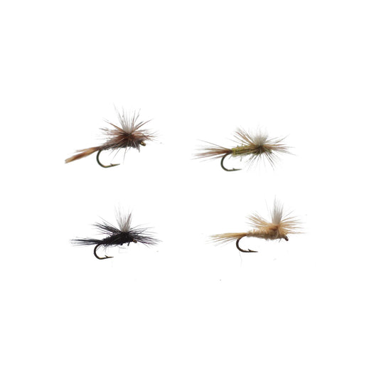 Hi-Vis Assortment Dry Flies - 4 Pack